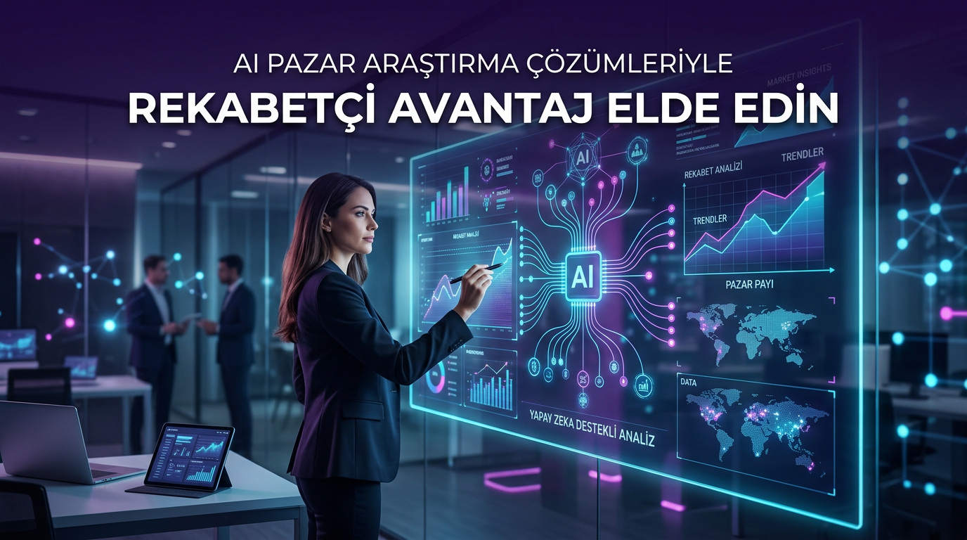AI Pazar Araştırma Çözümleriyle Rekabetçi Avantaj Elde Edin