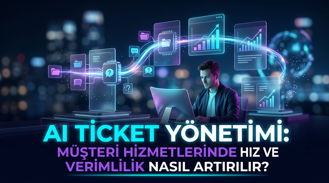 AI Ticket Yönetimi: Müşteri Hizmetlerinde Hız ve Verimlilik Nasıl Artırılır?