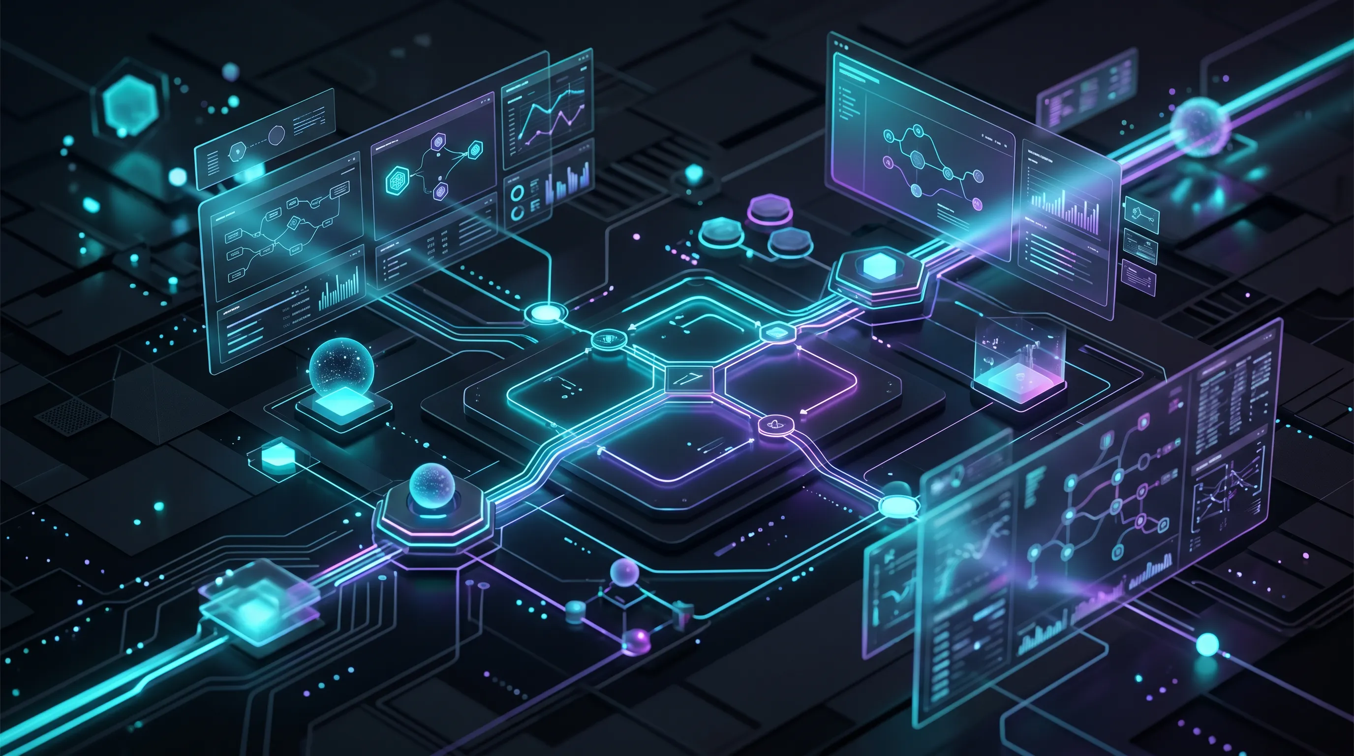 SO-HO Agency AI Automation Agency landing page hero visual